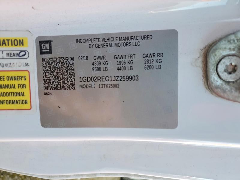 Продажа на аукционе авто 2018 Gmc Sierra, vin: 1GD02REG1JZ259903, номер лота: 49038756