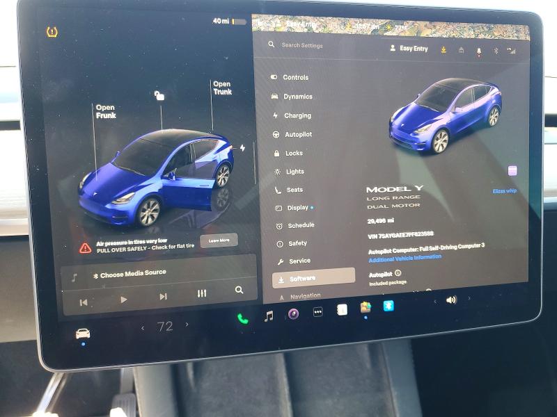 Продажа на аукционе авто 2023 Tesla Model Y, vin: 7SAYGAEE7PF623588, номер лота: 78461865