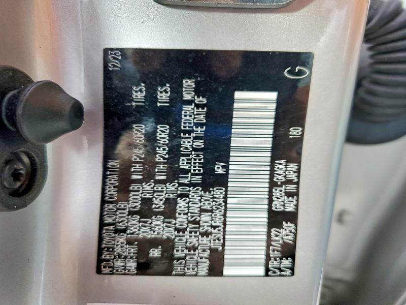 77970025 :رقم المزاد ، JTESU5JR6R6234480 vin ، 2024 Toyota 4runner مزاد بيع