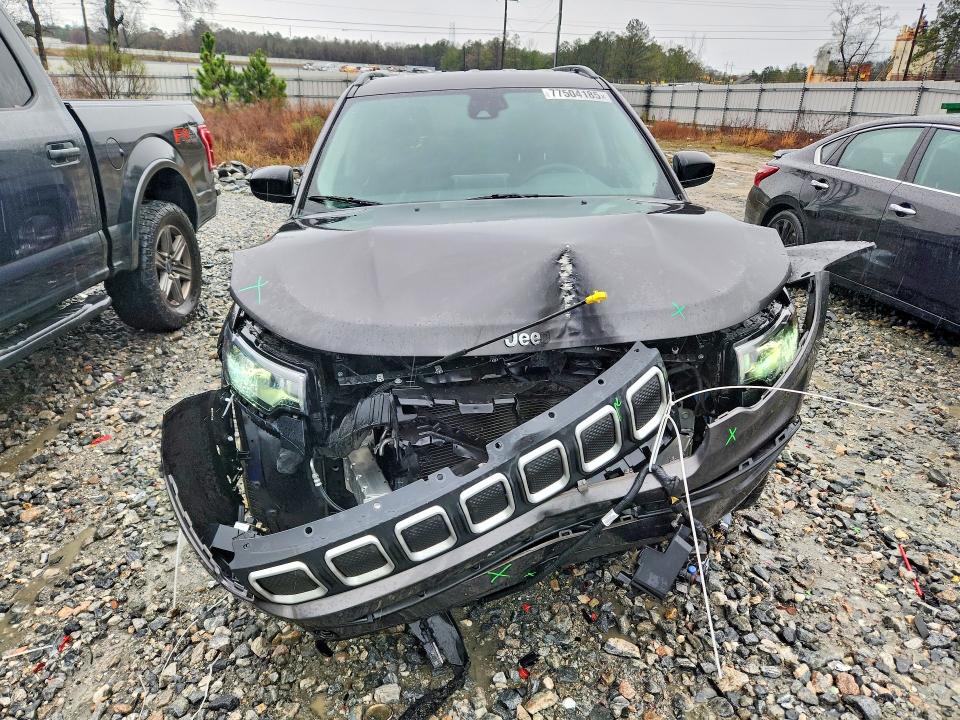 2022 Jeep Compass მანქანა იყიდება აუქციონზე, vin: 3C4NJCBB0NT139199, აუქციონის ნომერი: 77504185