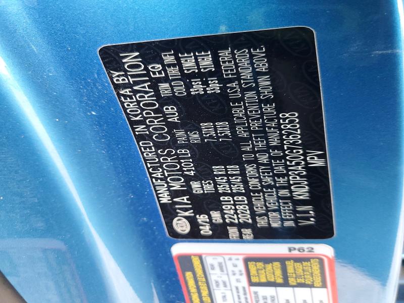 Aukcja sprzedaży 2016 Kia Soul, vin: KNDJP3A50G7362858, numer aukcji: 79069935