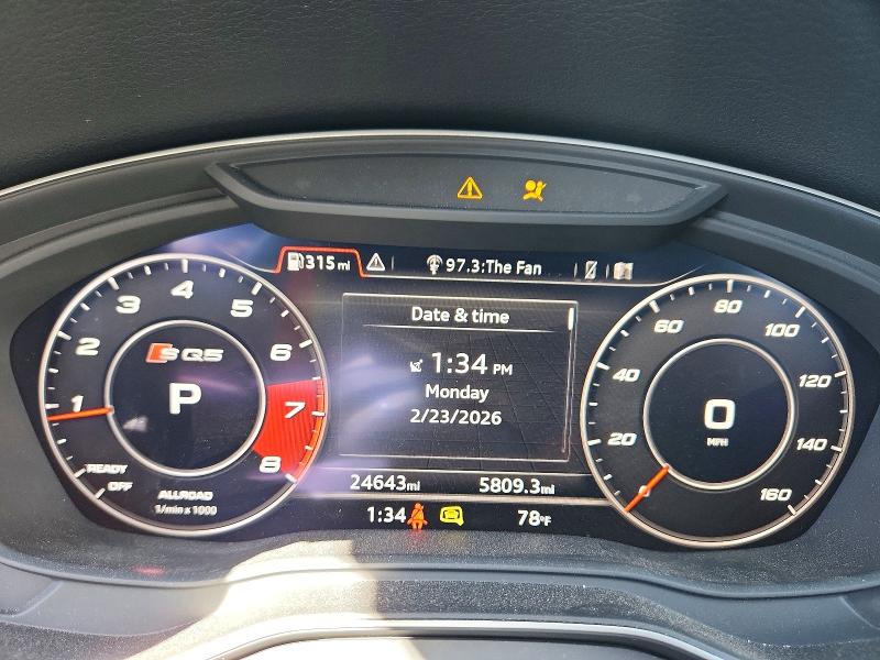 Продажа на аукционе авто 2018 Audi Sq5, vin: WA1A4AFY2J2142569, номер лота: 78062955
