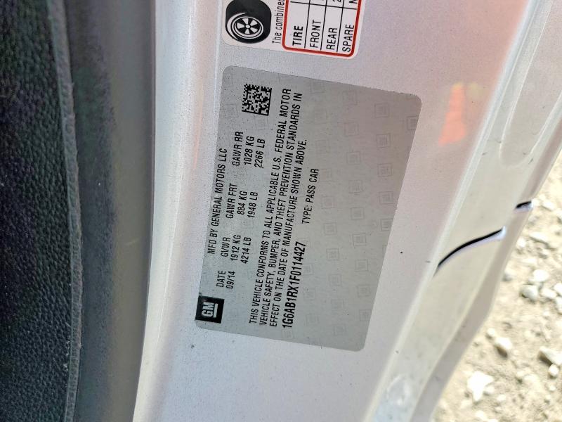Продажа на аукционе авто 2015 Cadillac Ats, vin: 1G6AB1RX1F0114427, номер лота: 76425435
