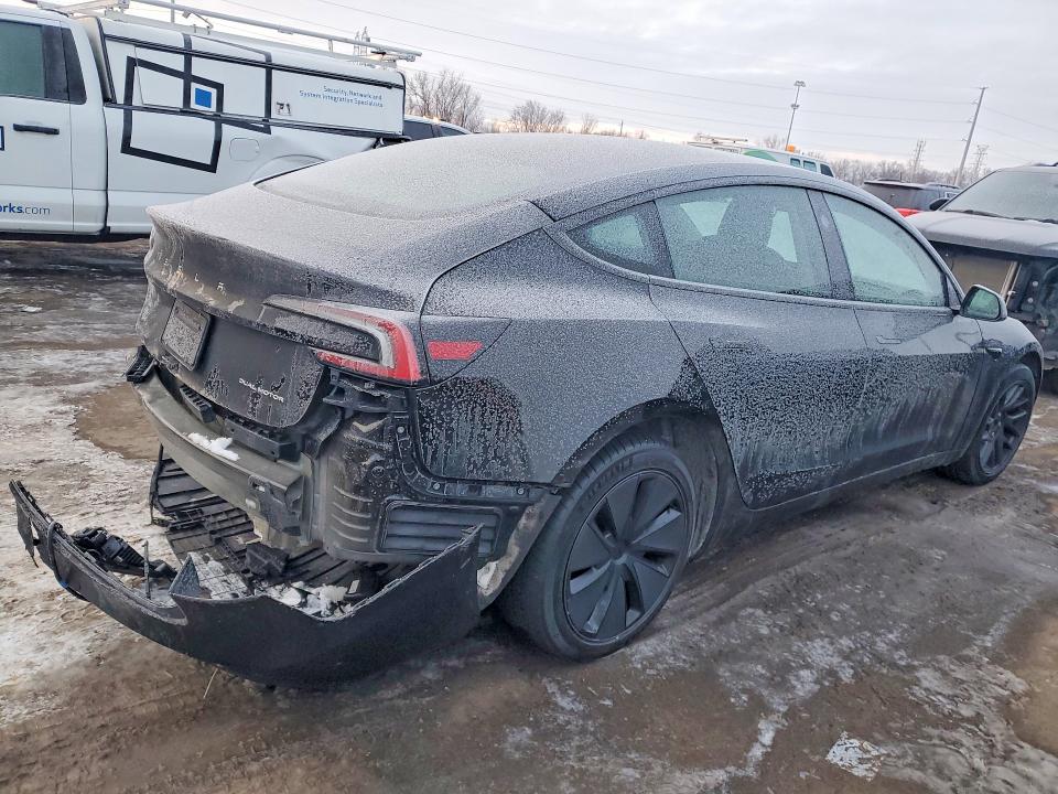 2024 Tesla Model 3 მანქანა იყიდება აუქციონზე, vin: 5YJ3E1EB4RF798595, აუქციონის ნომერი: 74847145