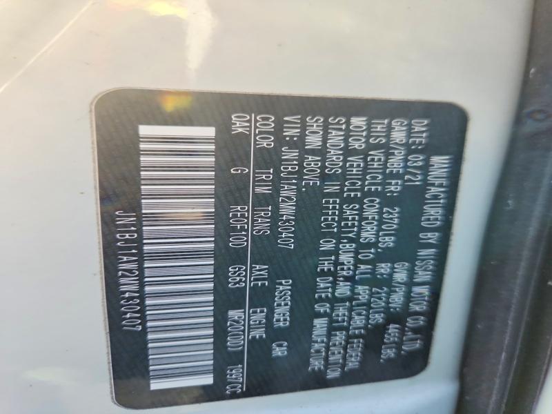 2021 Nissan Rogue Sport მანქანა იყიდება აუქციონზე, vin: JN1BJ1AW2MW430407, აუქციონის ნომერი: 78856185