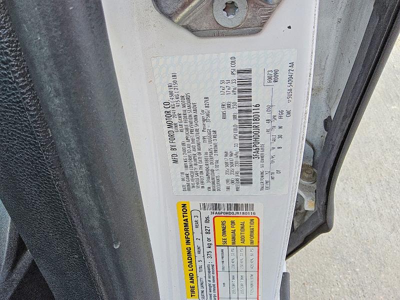 Продажа на аукционе авто 2018 Ford Fusion, vin: 3FA6P0HD0JR180116, номер лота: 77564075