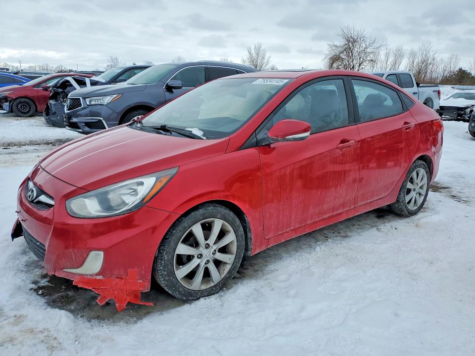 Aukcja sprzedaży 2013 Hyundai Accent, vin: KMHCU4AE3DU327814, numer aukcji: 75534145