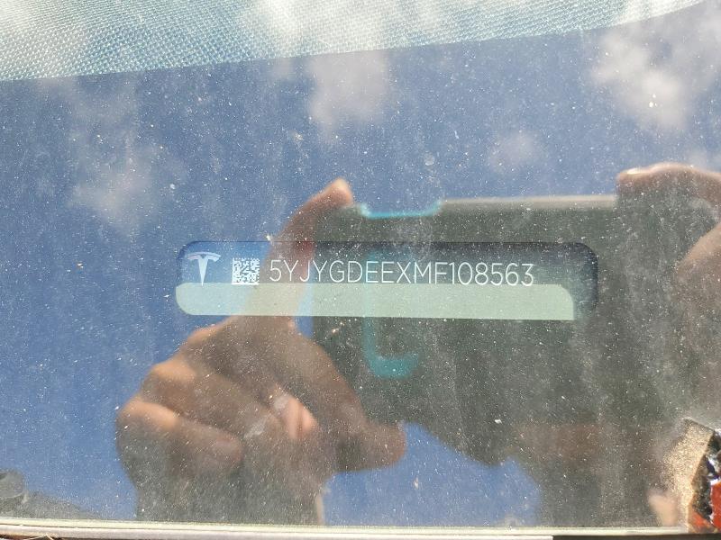 Aukcja sprzedaży 2021 Tesla Model Y, vin: 5YJYGDEEXMF108563, numer aukcji: 77910165