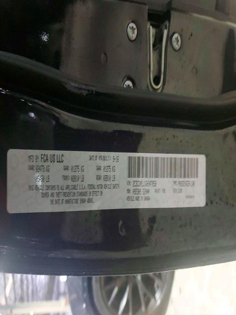 76187865 :رقم المزاد ، 2C3CDXEJ1GH347858 vin ، 2016 Dodge Charger مزاد بيع