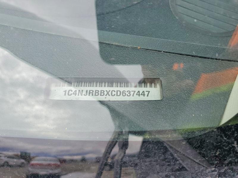 78360975 :رقم المزاد ، 1C4NJRBBXCD637447 vin ، 2012 Jeep Patriot مزاد بيع