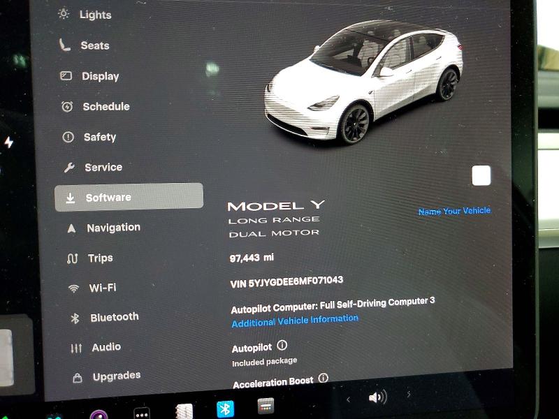 Aukcja sprzedaży 2021 Tesla Model Y, vin: 5YJYGDEE6MF071043, numer aukcji: 78411325