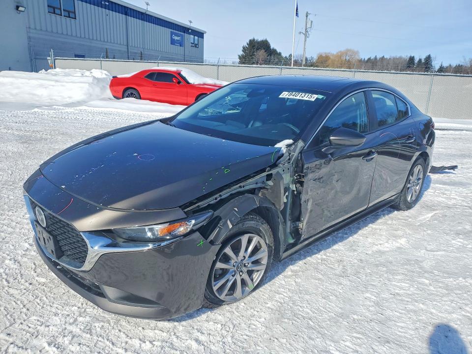 2019 Mazda 3 მანქანა იყიდება აუქციონზე, vin: JM1BPBCM8K1126036, აუქციონის ნომერი: 78401315