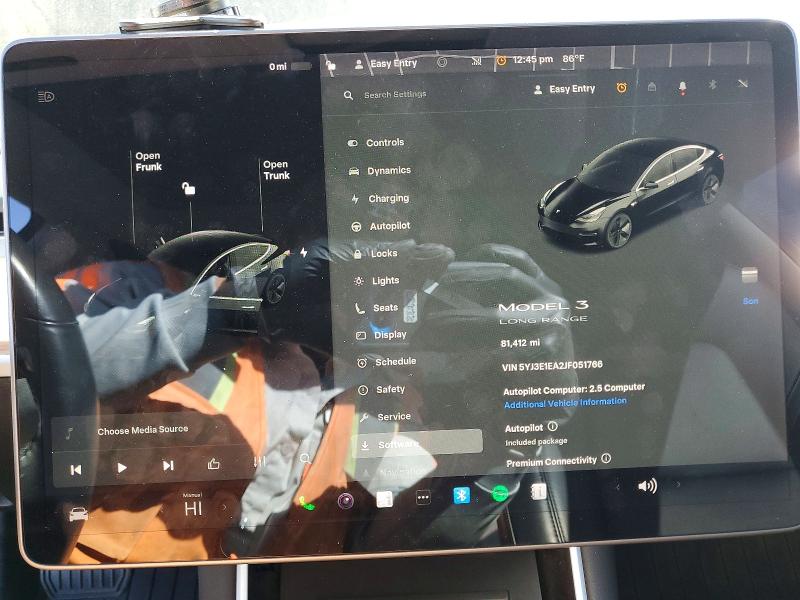 Продажа на аукционе авто 2018 Tesla Model 3, vin: 5YJ3E1EA2JF051766, номер лота: 76212485