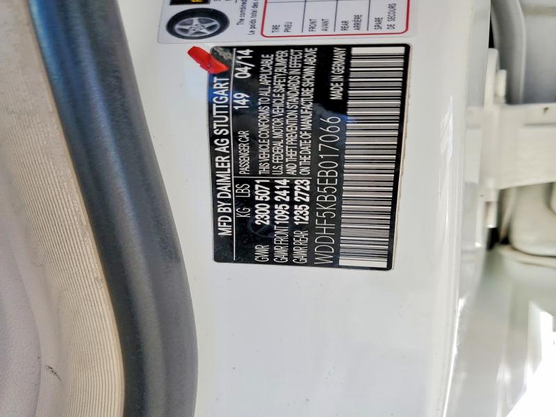 77578265 :رقم المزاد ، WDDHF5KB5EB017066 vin ، 2014 Mercedes-benz E مزاد بيع