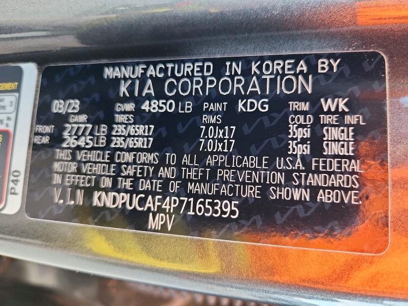 Продаж на аукціоні авто 2023 Kia Sportage, vin: KNDPUCAF4P7165395, номер лоту: 75579565