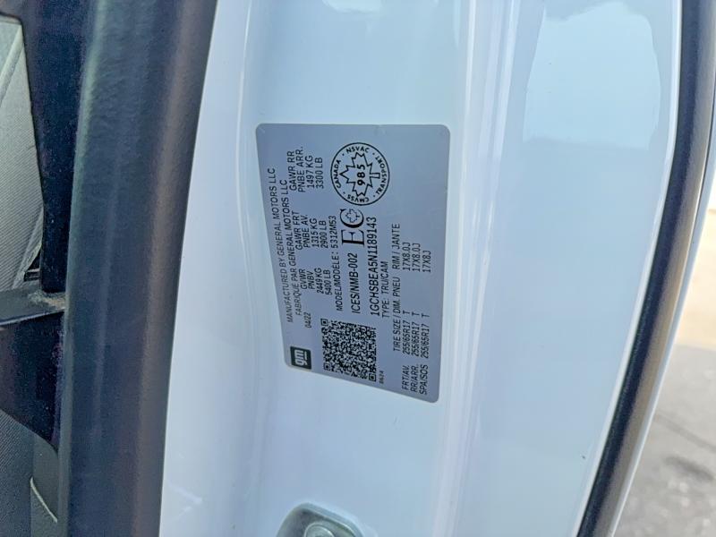 Aukcja sprzedaży 2022 Chevrolet Colorado, vin: 1GCHSBEA5N1189143, numer aukcji: 77989045