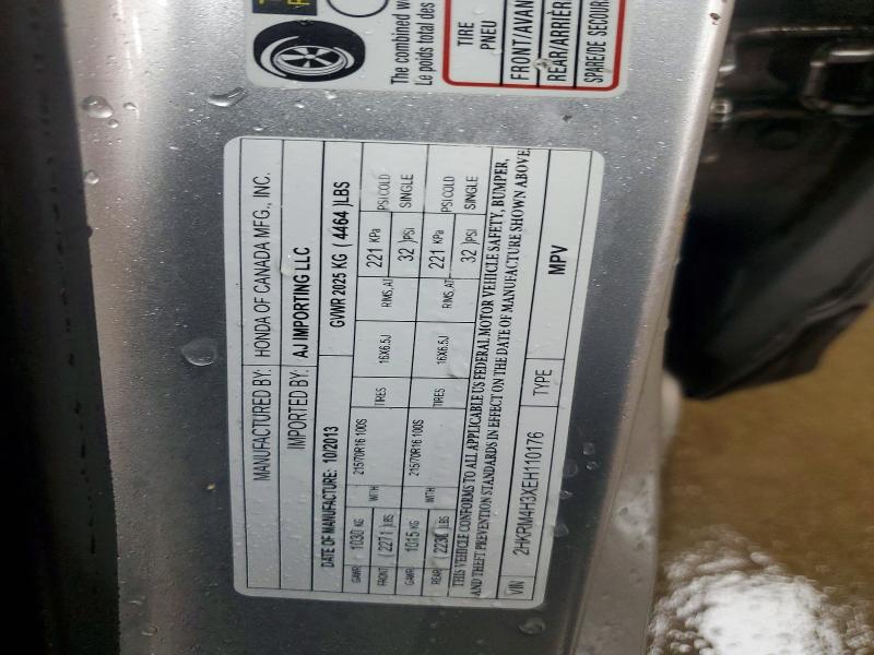 Продажа на аукционе авто 2014 Honda Cr-v, vin: 2HKRM4H3XEH110176, номер лота: 76605325