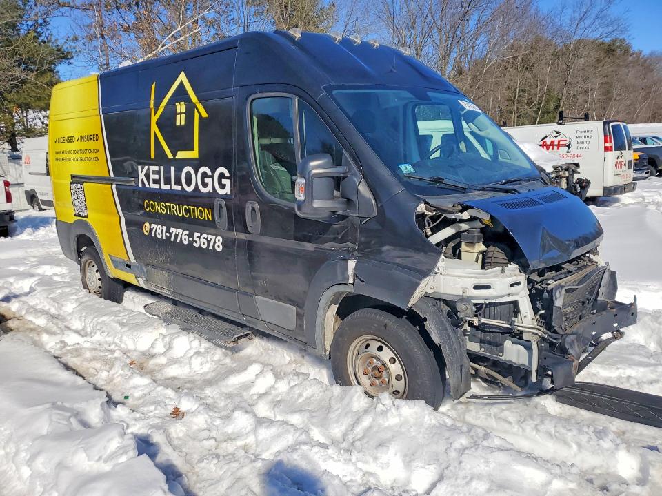 75436385 :رقم المزاد ، 3C6TRVDG8JE158965 vin ، 2018 Ram Promaster 2500 مزاد بيع