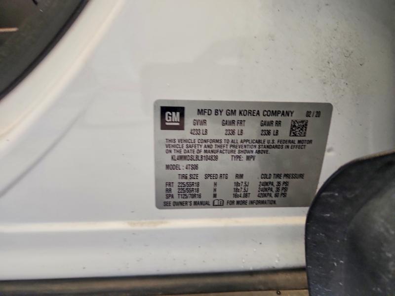 Продаж на аукціоні авто 2020 Buick Encore Gx, vin: KL4MMDSL8LB104839, номер лоту: 78746775