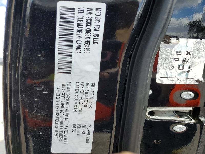 2021 Dodge Charger მანქანა იყიდება აუქციონზე, vin: 2C3CDXBG3MH534989, აუქციონის ნომერი: 76948625