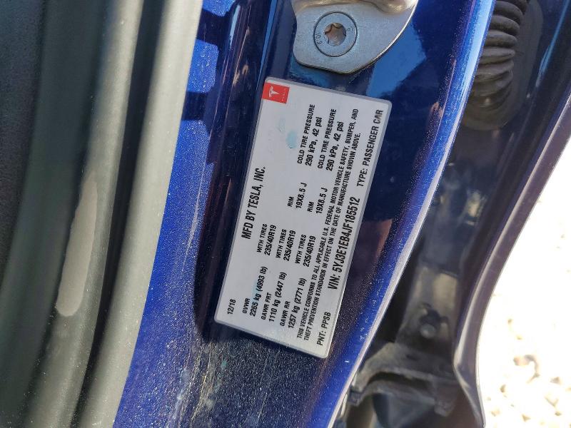 Продажа на аукционе авто 2018 Tesla Model 3, vin: 5YJ3E1EB4JF185512, номер лота: 78853815