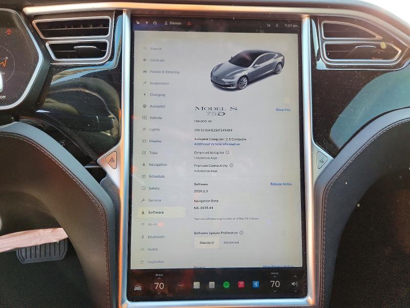 Продажа на аукционе авто 2018 Tesla Model S, vin: 5YJSA1E28JF245489, номер лота: 79084285