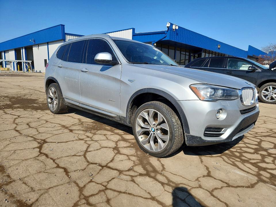 2017 Bmw X3 მანქანა იყიდება აუქციონზე, vin: 5UXWX9C58H0T07279, აუქციონის ნომერი: 79382205