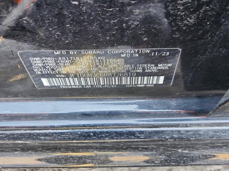 Продаж на аукціоні авто 2024 Subaru Impreza, vin: JF1GUHJC6R8326819, номер лоту: 78424755