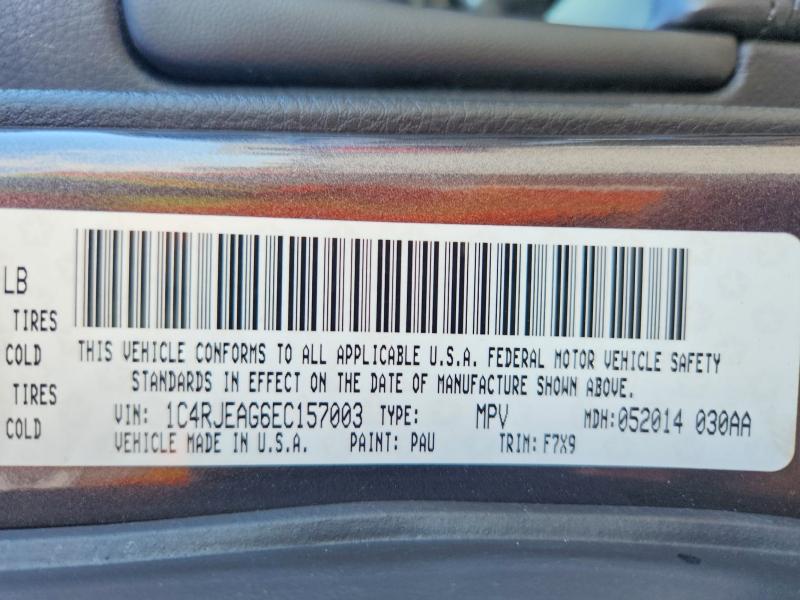 Aukcja sprzedaży 2014 Jeep Grand Cherokee, vin: 1C4RJEAG6EC157003, numer aukcji: 77227905