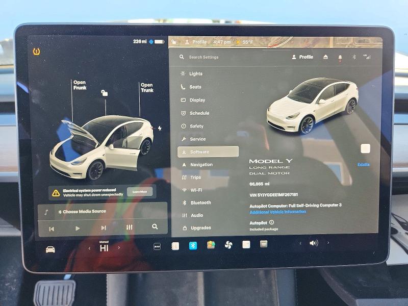 76377725 :رقم المزاد ، 5YJYGDEE1MF267181 vin ، 2021 Tesla Model Y مزاد بيع