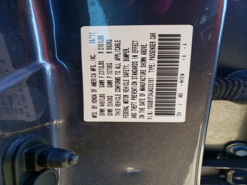 Aukcja sprzedaży 2018 Acura Tlx, vin: 19UUB1F34JA005797, numer aukcji: 76401755