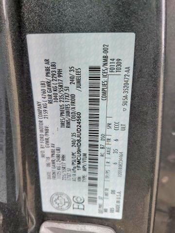96822535 :رقم المزاد ، 1FMCU9HD8JUD24560 vin ، 2018 Ford Escape Sel مزاد بيع