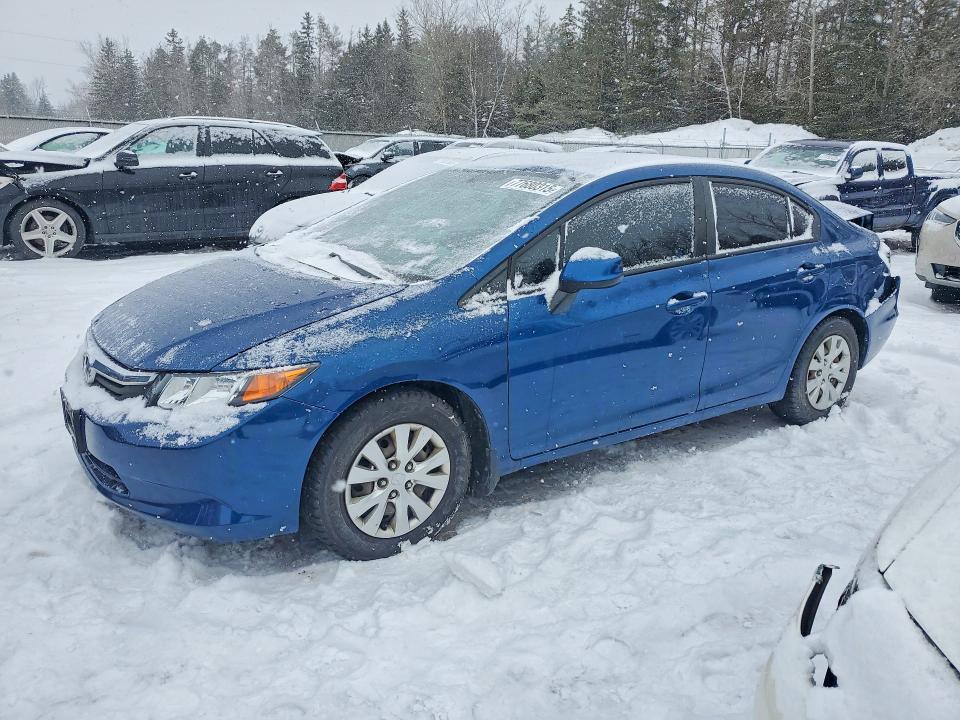 2012 Honda Civic მანქანა იყიდება აუქციონზე, vin: 2HGFB2F48CH041729, აუქციონის ნომერი: 77680315