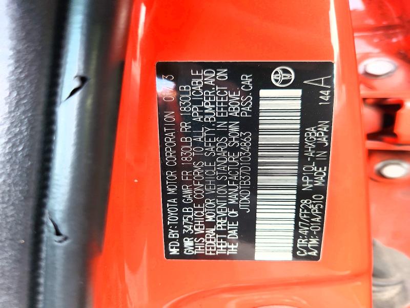 Aukcja sprzedaży 2013 Toyota Prius C, vin: JTDKDTB37D1034863, numer aukcji: 76841615