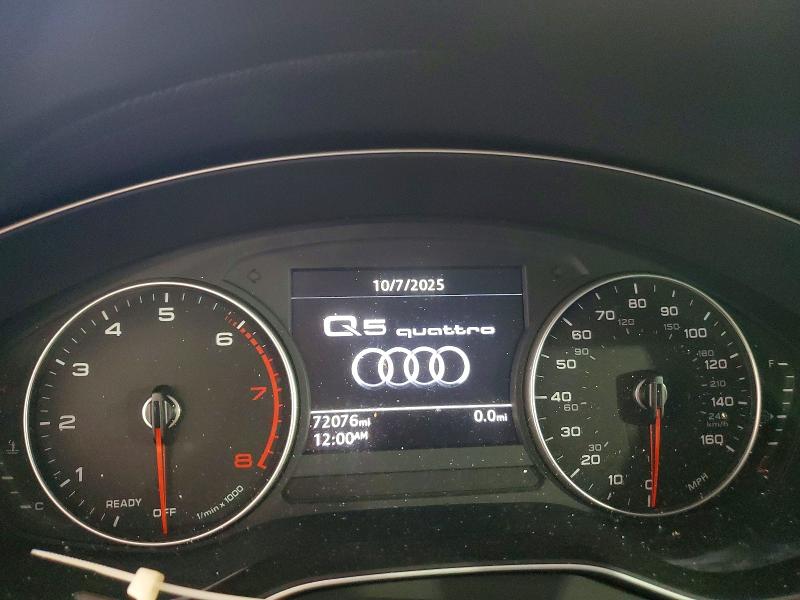 2018 Audi Q5 Premium მანქანა იყიდება აუქციონზე, vin: WA1ANAFY6J2013912, აუქციონის ნომერი: 74591415