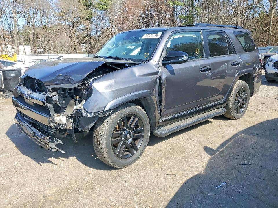 2021 Toyota 4runner მანქანა იყიდება აუქციონზე, vin: JTEJU5JRXM5876484, აუქციონის ნომერი: 77777935
