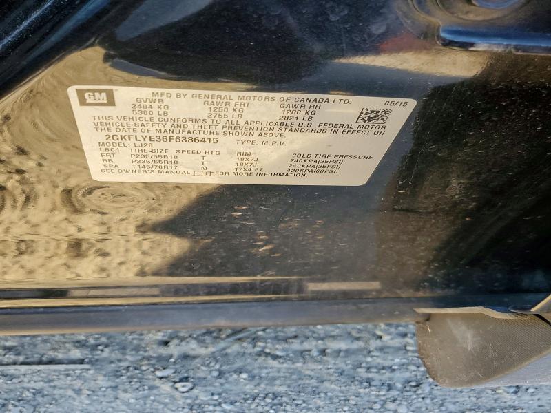 77266915 :رقم المزاد ، 2GKFLYE36F6386415 vin ، 2015 Gmc Terrain مزاد بيع