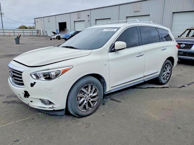 77096655 :رقم المزاد ، 5N1AL0MN4EC531267 vin ، 2014 Infiniti Qx60 مزاد بيع