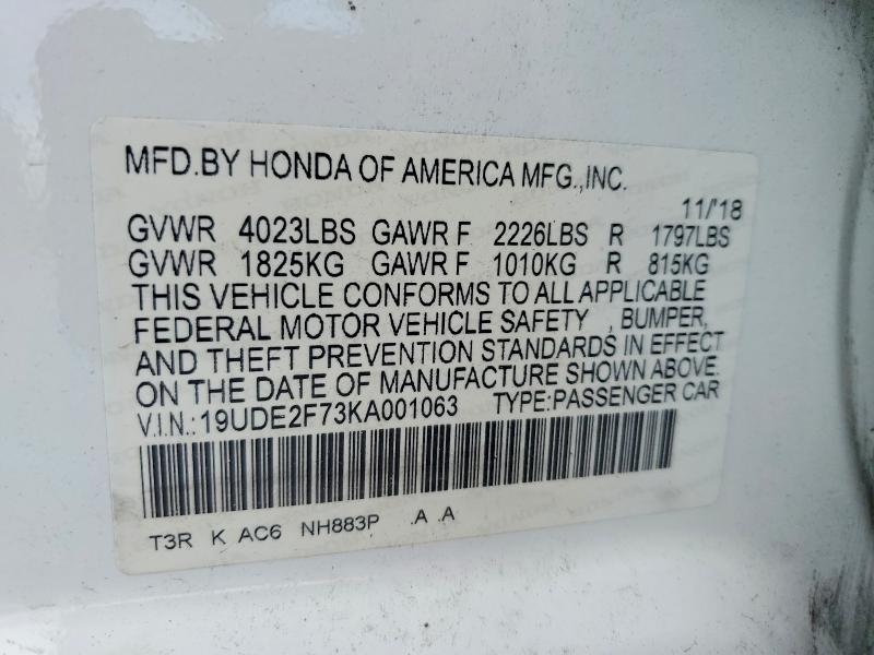Продажа на аукционе авто 2019 Acura Ilx, vin: 19UDE2F73KA001063, номер лота: 77435745