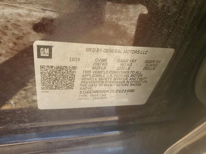 Aukcja sprzedaży 2020 Cadillac Ct5, vin: 1G6DW5RK2L0121086, numer aukcji: 75096105