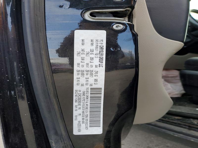 2013 Chrysler Town & Country მანქანა იყიდება აუქციონზე, vin: 2C4RC1BG6DR691481, აუქციონის ნომერი: 75209465