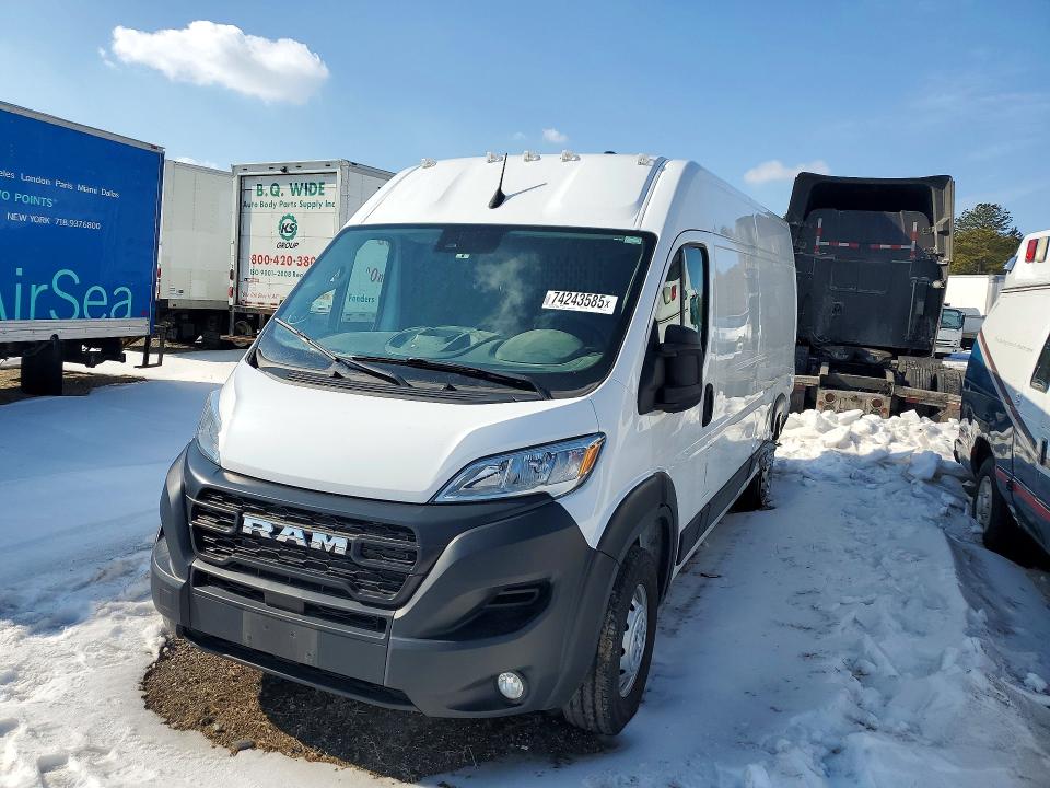 74243585 :رقم المزاد ، 3C6LRVDG3PE541303 vin ، 2023 Ram Promaster 2500 مزاد بيع