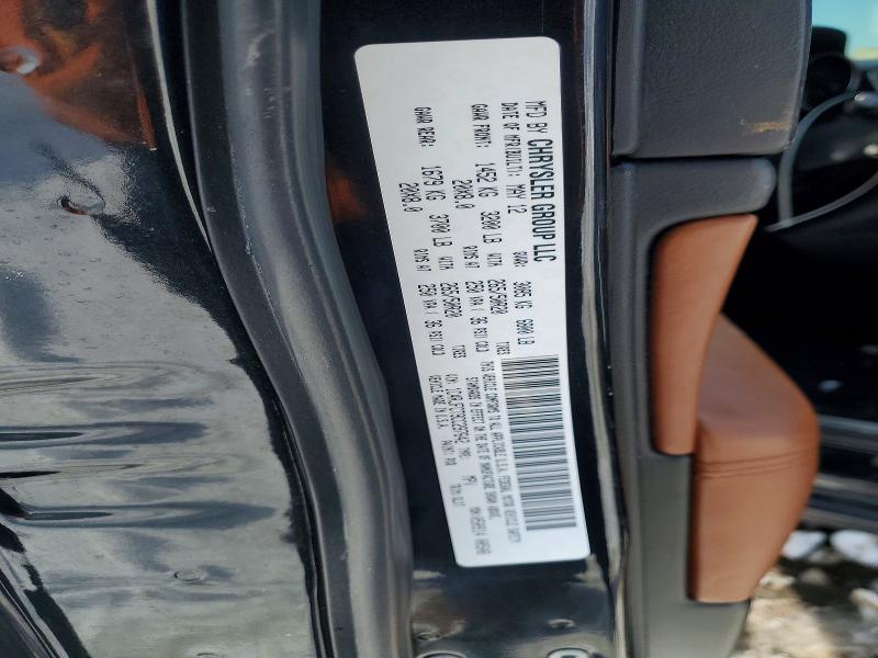 78557885 :رقم المزاد ، 1C4RJFCT9CC297642 vin ، 2012 Jeep Grand Cherokee مزاد بيع