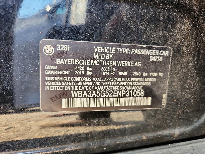 Продаж на аукціоні авто 2014 Bmw 328, vin: WBA3A5G52ENP31058, номер лоту: 79018195