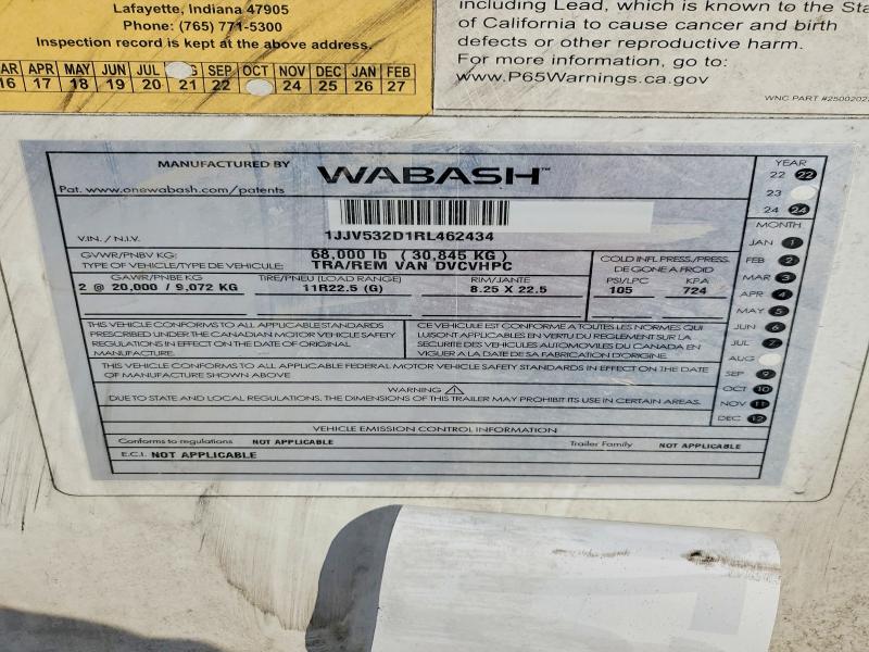 Продажа на аукционе авто 2024 Wabash Unknown, vin: 1JJV532D1RL462434, номер лота: 74679135
