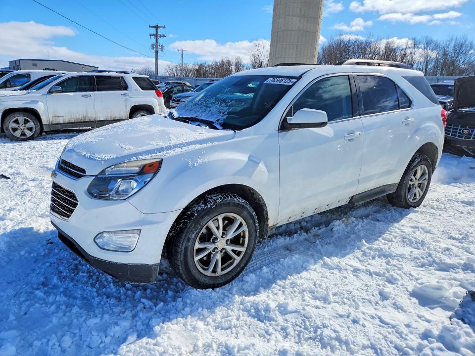 2016 Chevrolet Equinox Lt მანქანა იყიდება აუქციონზე, vin: 2GNFLFEK6G6253783, აუქციონის ნომერი: 76598125