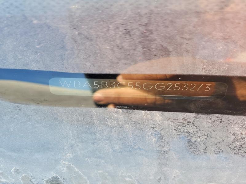 77306295 :رقم المزاد ، WBA5B3C55GG253273 vin ، 2016 Bmw 535 مزاد بيع