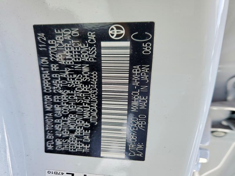 Продаж на аукціоні авто 2024 Toyota Prius, vin: JTDACAAUXR3044666, номер лоту: 78175545