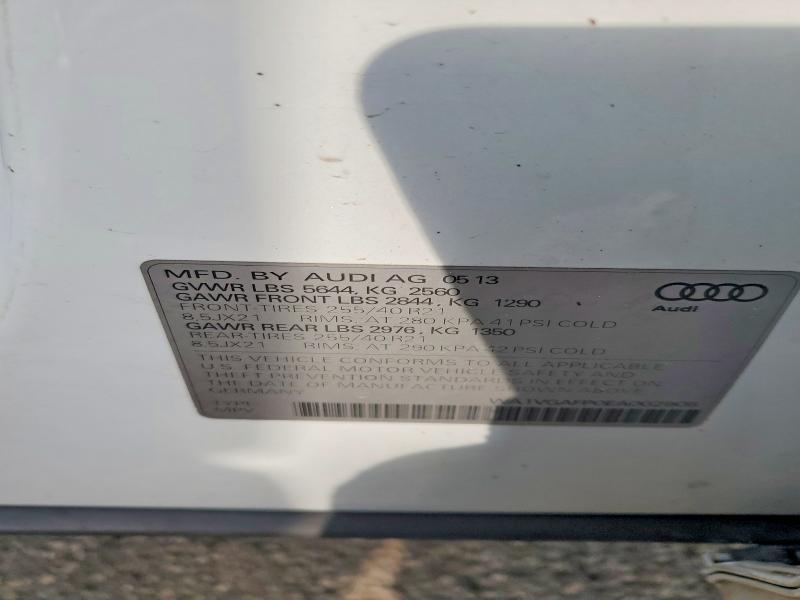 Продажа на аукционе авто 2014 Audi Sq5 Presti, vin: WA1VGAFP0EA002905, номер лота: 76196725