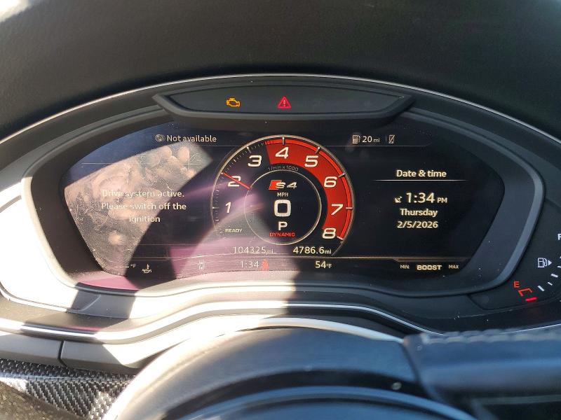 76038575 :رقم المزاد ، WAUB4AF43JA121420 vin ، 2018 Audi S4 مزاد بيع